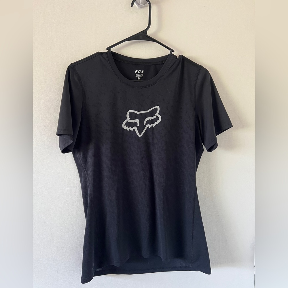 Fox Black leopard print Fox Mountain Biking Jersey